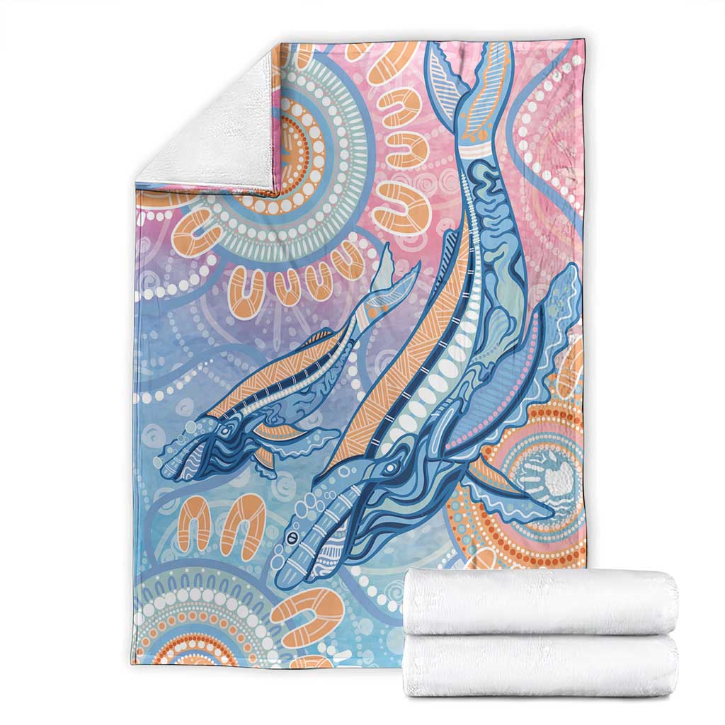 Aussie NAIDOC Week Pastel Blanket Dreaming Whales