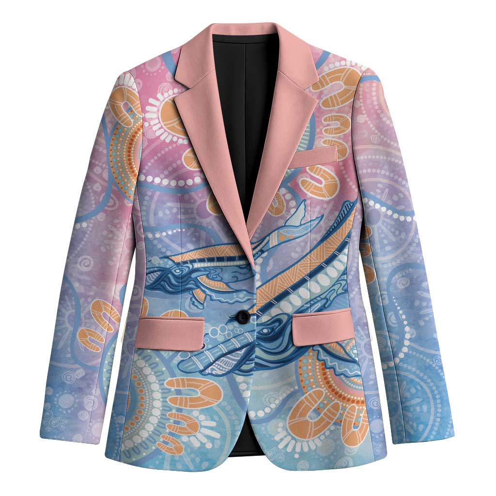 Aussie NAIDOC Week Pastel Blazer Dreaming Whales