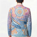 Aussie NAIDOC Week Pastel Blazer Dreaming Whales