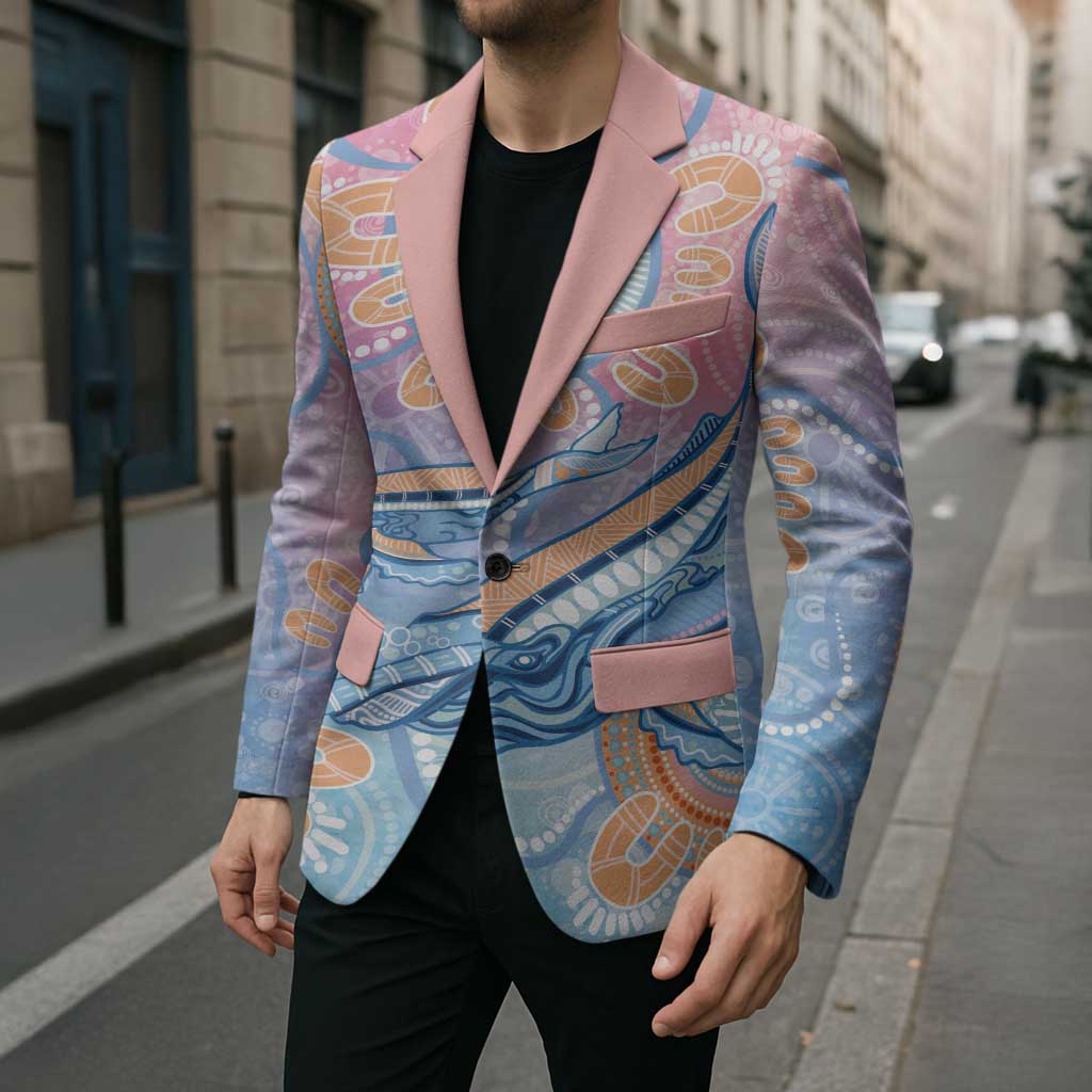 Aussie NAIDOC Week Pastel Blazer Dreaming Whales