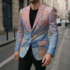 Aussie NAIDOC Week Pastel Blazer Dreaming Whales
