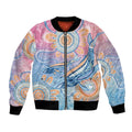 Aussie NAIDOC Week Pastel Bomber Jacket Dreaming Whales