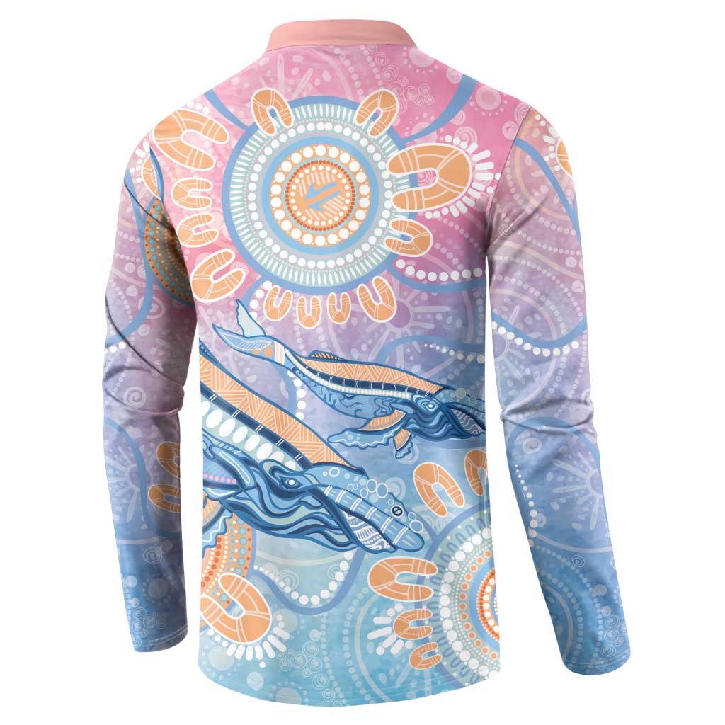 Aussie NAIDOC Week Pastel Button Sweatshirt Dreaming Whales