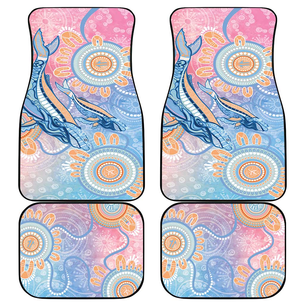 Aussie NAIDOC Week Pastel Car Mats Dreaming Whales