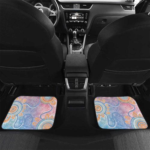 Aussie NAIDOC Week Pastel Car Mats Dreaming Whales