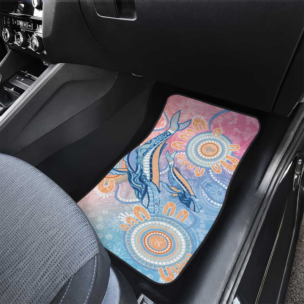 Aussie NAIDOC Week Pastel Car Mats Dreaming Whales