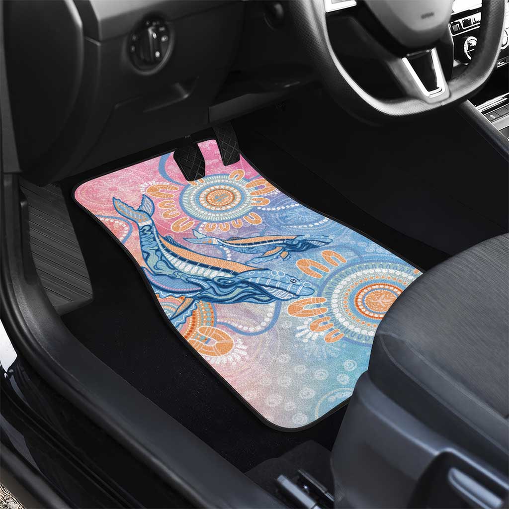 Aussie NAIDOC Week Pastel Car Mats Dreaming Whales