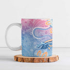 Aussie NAIDOC Week Pastel Ceramic Mug Dreaming Whales