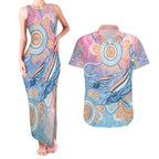 Aussie NAIDOC Week Pastel Couples Matching Tank Maxi Dress and Hawaiian Shirt Dreaming Whales