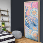 Aussie NAIDOC Week Pastel Door Cover Dreaming Whales