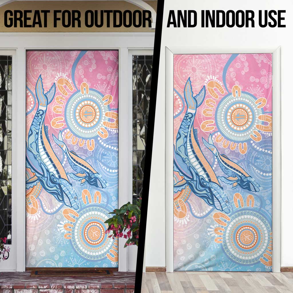 Aussie NAIDOC Week Pastel Door Cover Dreaming Whales