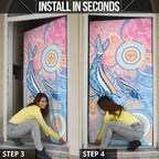 Aussie NAIDOC Week Pastel Door Cover Dreaming Whales