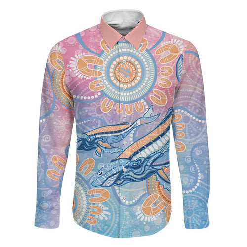 Aussie NAIDOC Week Pastel Family Matching Summer Maxi Dress and Hawaiian Shirt Dreaming Whales