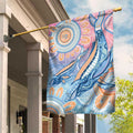 Aussie NAIDOC Week Pastel Garden Flag Dreaming Whales