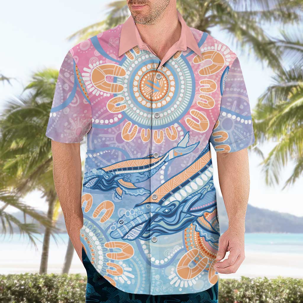 Aussie NAIDOC Week Pastel Hawaiian Shirt Dreaming Whales