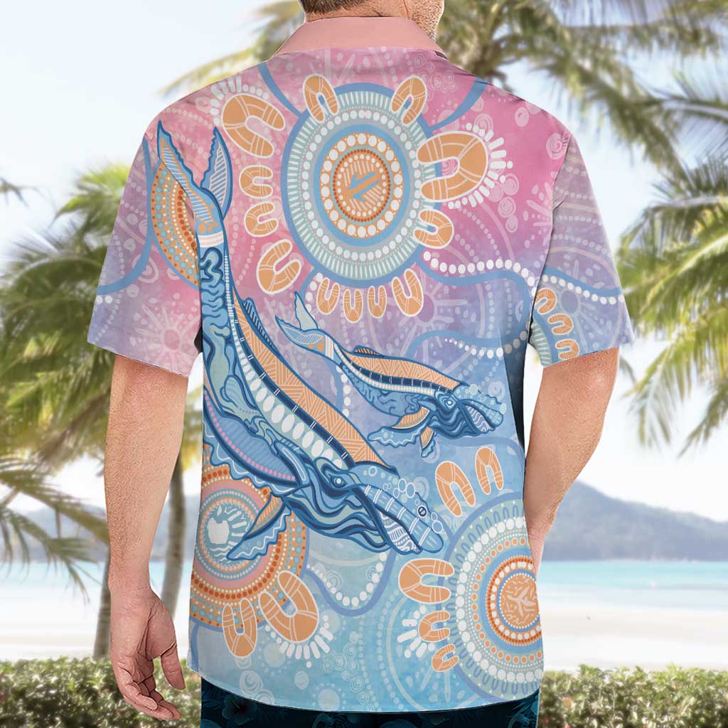 Aussie NAIDOC Week Pastel Hawaiian Shirt Dreaming Whales