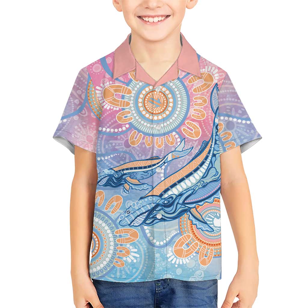 Aussie NAIDOC Week Pastel Hawaiian Shirt Dreaming Whales