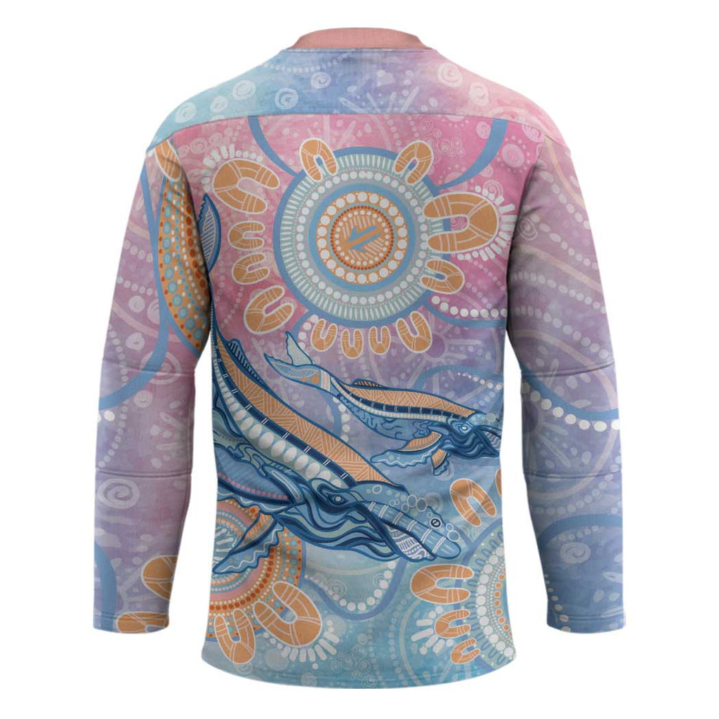 Aussie NAIDOC Week Pastel Hockey Jersey Dreaming Whales
