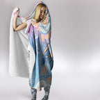 Aussie NAIDOC Week Pastel Hooded Blanket Dreaming Whales