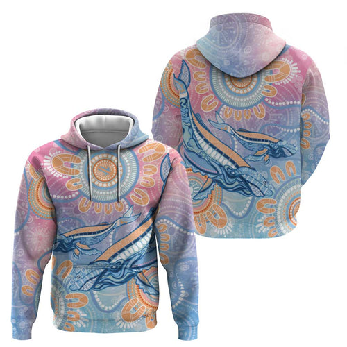 Aussie NAIDOC Week Pastel Hoodie Dreaming Whales