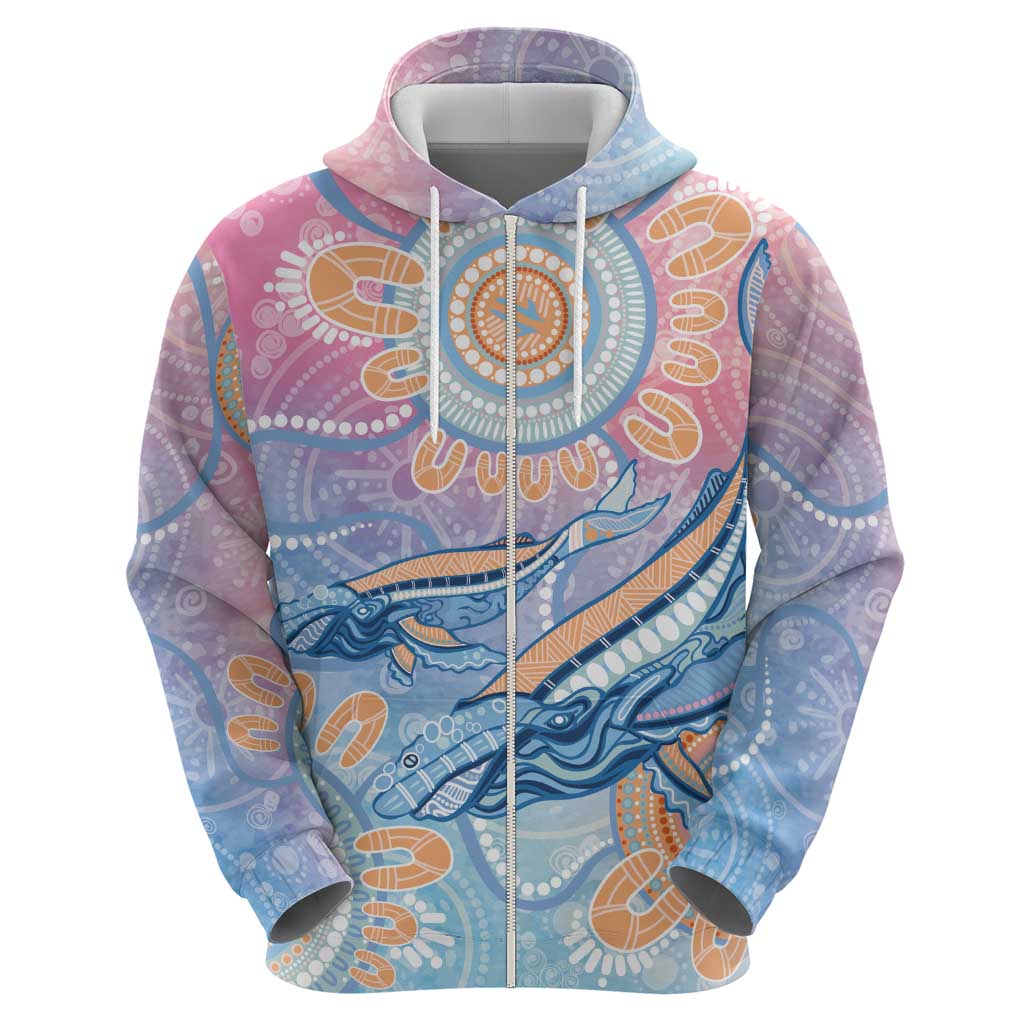 Aussie NAIDOC Week Pastel Hoodie Dreaming Whales