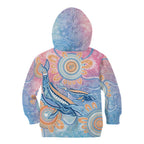 Aussie NAIDOC Week Pastel Kid Hoodie Dreaming Whales