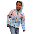 Aussie NAIDOC Week Pastel Kid Hoodie Dreaming Whales