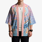 Aussie NAIDOC Week Pastel Kimono Dreaming Whales