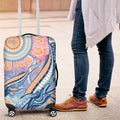 Aussie NAIDOC Week Pastel Luggage Cover Dreaming Whales