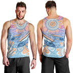 Aussie NAIDOC Week Pastel Men Tank Top Dreaming Whales