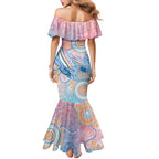 Aussie NAIDOC Week Pastel Mermaid Dress Dreaming Whales
