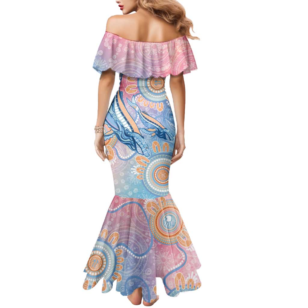 Aussie NAIDOC Week Pastel Mermaid Dress Dreaming Whales