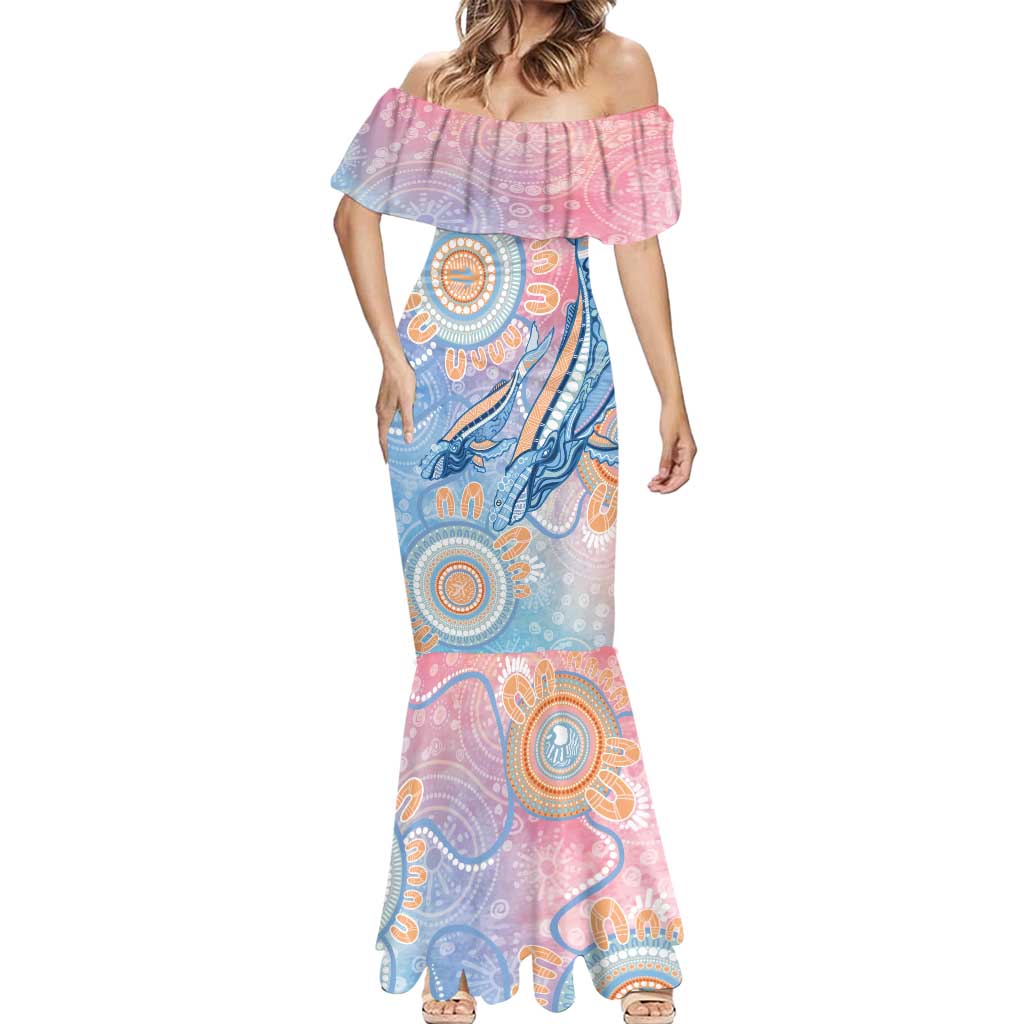 Aussie NAIDOC Week Pastel Mermaid Dress Dreaming Whales