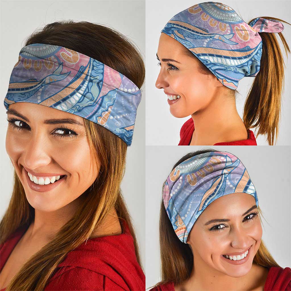 Aussie NAIDOC Week Pastel Neck Gaiter Dreaming Whales