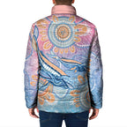 Aussie NAIDOC Week Pastel Padded Jacket Dreaming Whales
