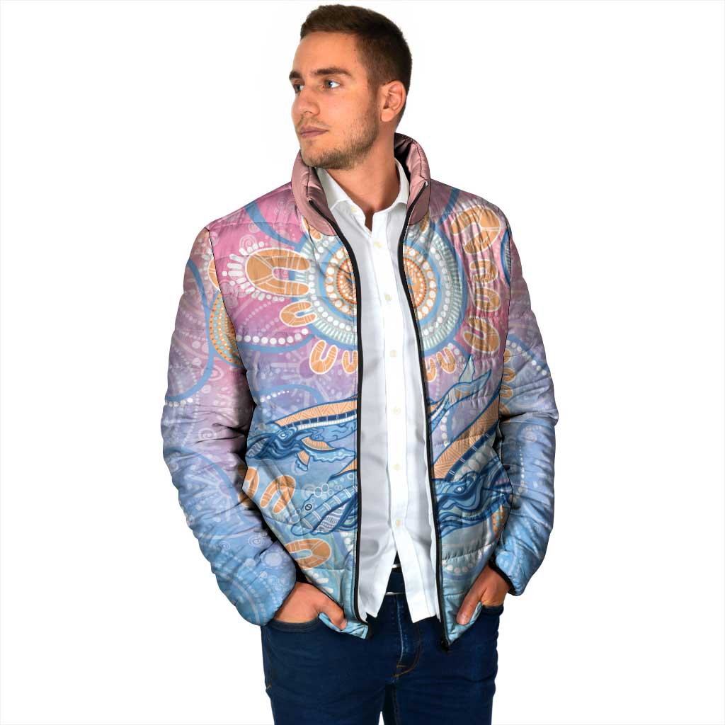 Aussie NAIDOC Week Pastel Padded Jacket Dreaming Whales