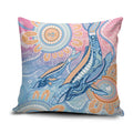 Aussie NAIDOC Week Pastel Pillow Cover Dreaming Whales