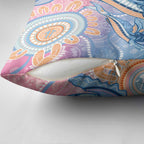 Aussie NAIDOC Week Pastel Pillow Cover Dreaming Whales