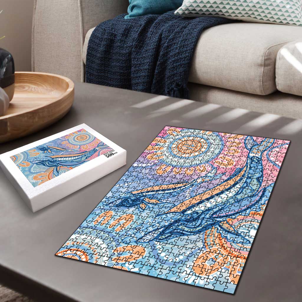 Aussie NAIDOC Week Pastel Puzzle Dreaming Whales