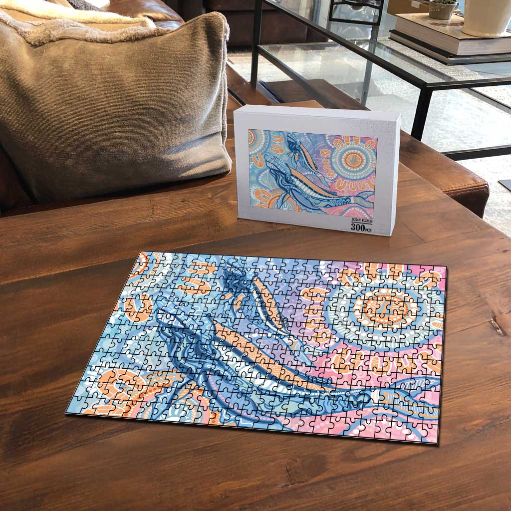 Aussie NAIDOC Week Pastel Puzzle Dreaming Whales