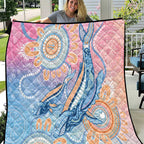 Aussie NAIDOC Week Pastel Quilt Dreaming Whales