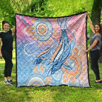 Aussie NAIDOC Week Pastel Quilt Dreaming Whales