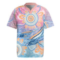 Aussie NAIDOC Week Pastel Rugby Jersey Dreaming Whales