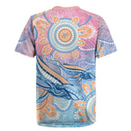 Aussie NAIDOC Week Pastel Rugby Jersey Dreaming Whales