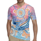 Aussie NAIDOC Week Pastel Rugby Jersey Dreaming Whales