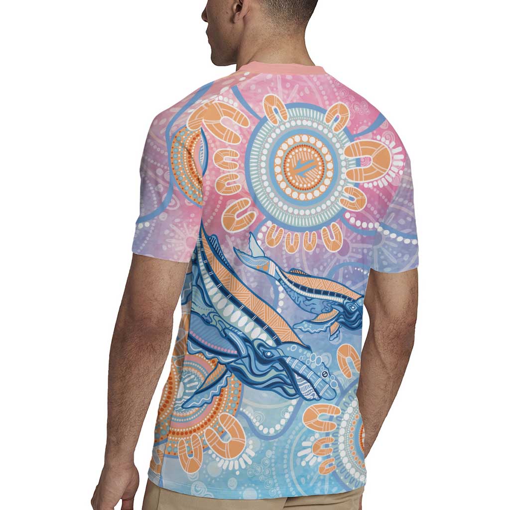 Aussie NAIDOC Week Pastel Rugby Jersey Dreaming Whales