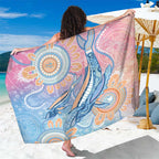 Aussie NAIDOC Week Pastel Sarong Dreaming Whales
