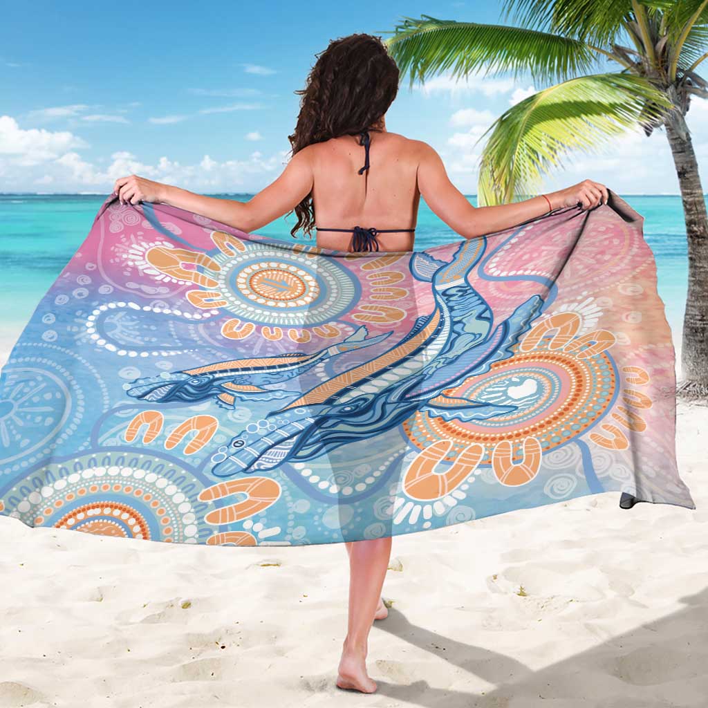Aussie NAIDOC Week Pastel Sarong Dreaming Whales