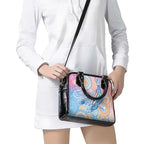 Aussie NAIDOC Week Pastel Shoulder Handbag Dreaming Whales