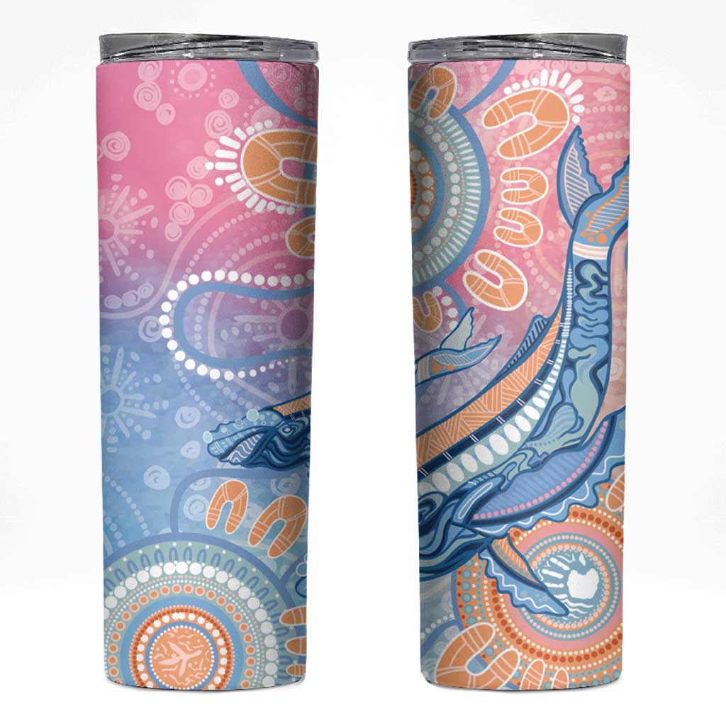 Aussie NAIDOC Week Pastel Skinny Tumbler Dreaming Whales